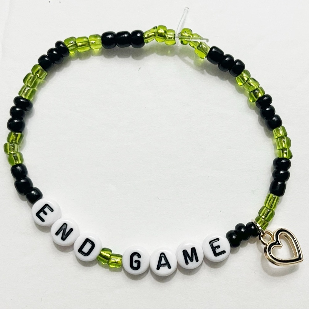 Taylor Swift Beaded Friendship Bracelet Reputation End Game